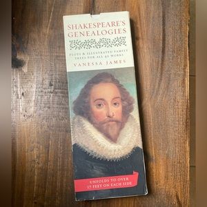 Shakespeare’s Genealogies by Vanessa James - Large 2007 2-Sided 17 Foot Booklet